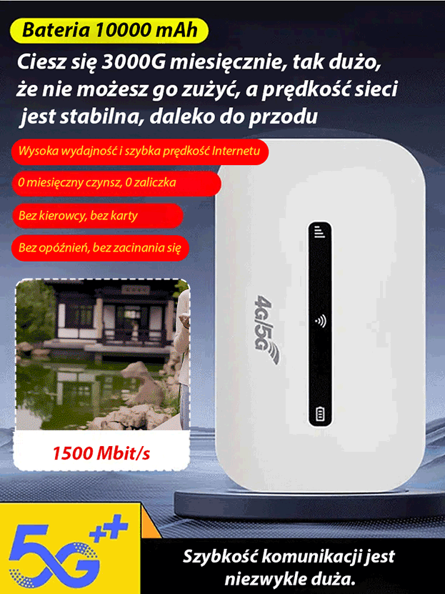 Zawsze z WiFi. Prosta obsługa, stabilny sygnał