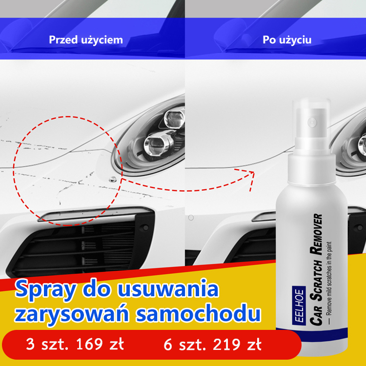 Naprawa lakieru samochodowego w sprayu