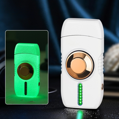 【Bezpłatna wersja próbna】【Wielokolorowe Efekty Świetlne】Metaliczna Inteligentna Zapalniczka Sterowana Głosem