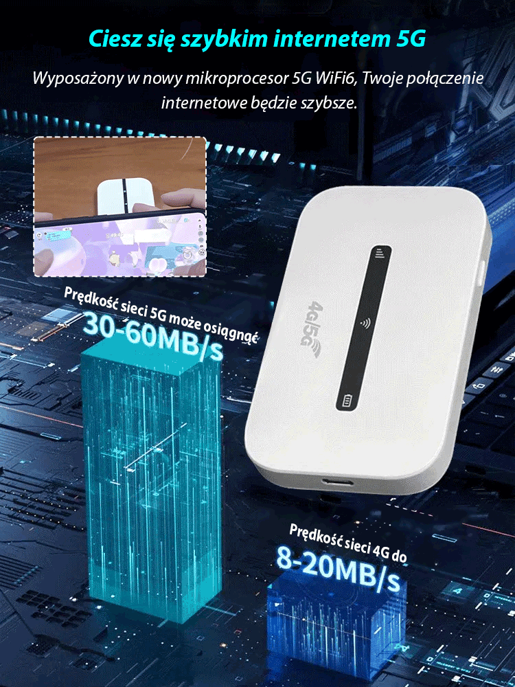 Zawsze z WiFi. Prosta obsługa, stabilny sygnał