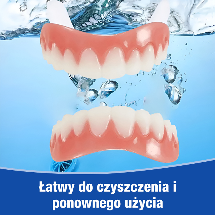 Symulacyjne silikonowe nakładki na zęby