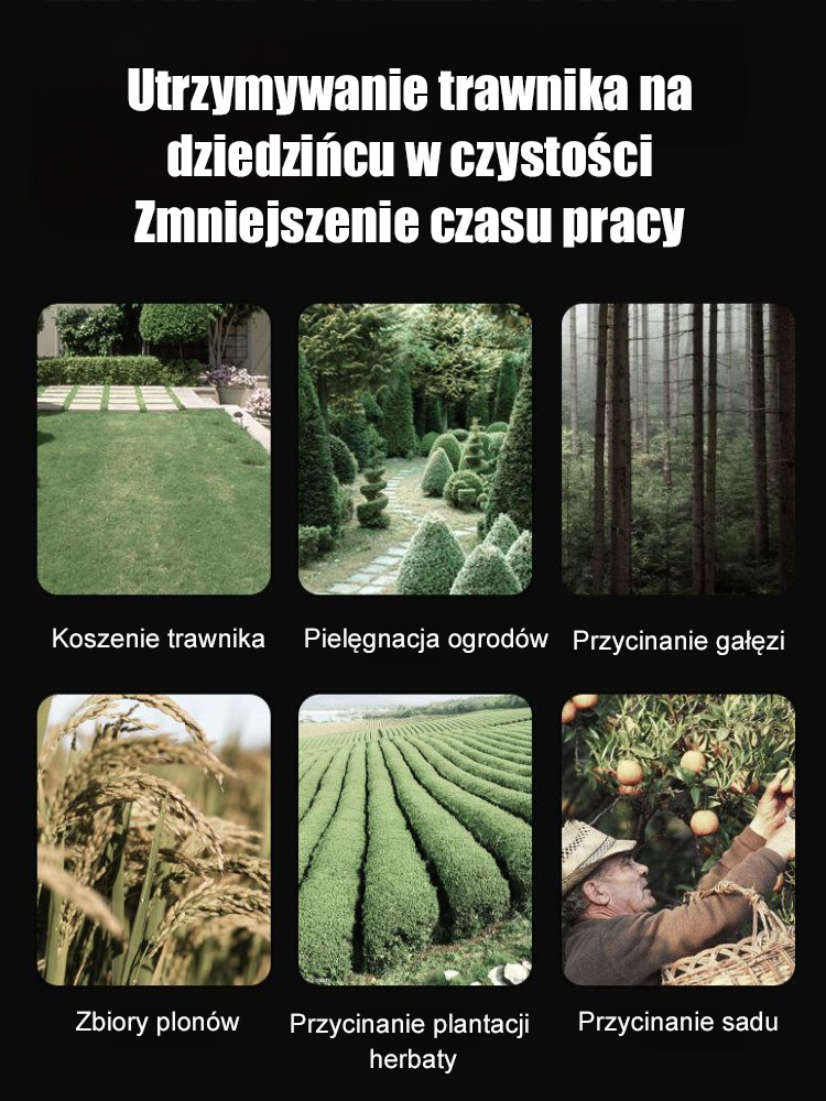 【Lekka praca na tysiąc akrów】Poręczna kosiarka ręczna z akumulatorem litowym oszczędzająca wysiłek.