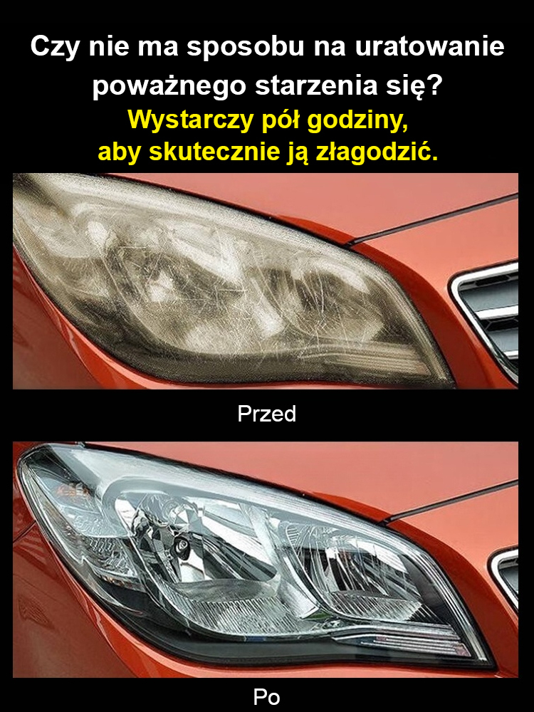 Płyn do naprawy i rozjaśniania reflektorów samochodowych