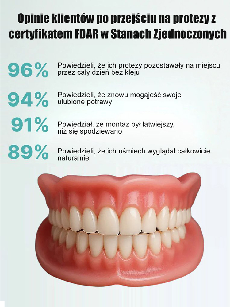 【Twardość diamentu】 Jedz steki bez strachu. 🦷✨