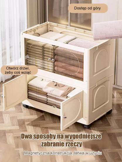 Składana szafka do przechowywania bez montażu.