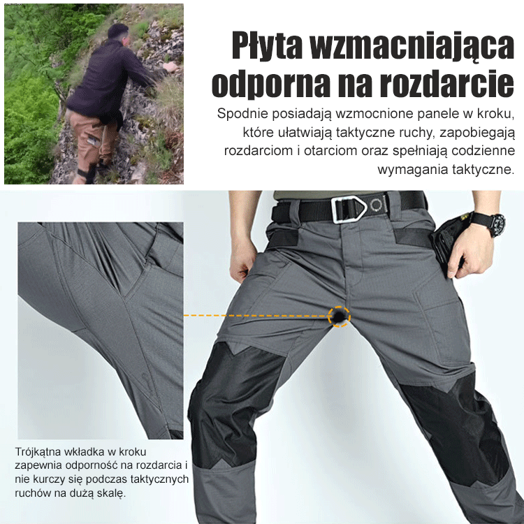 Nowe spodnie taktyczne IX6 Raider dla mężczyzn✨ Odporny na zarysowania, wytrzymały, wiatro- i wodoodporny