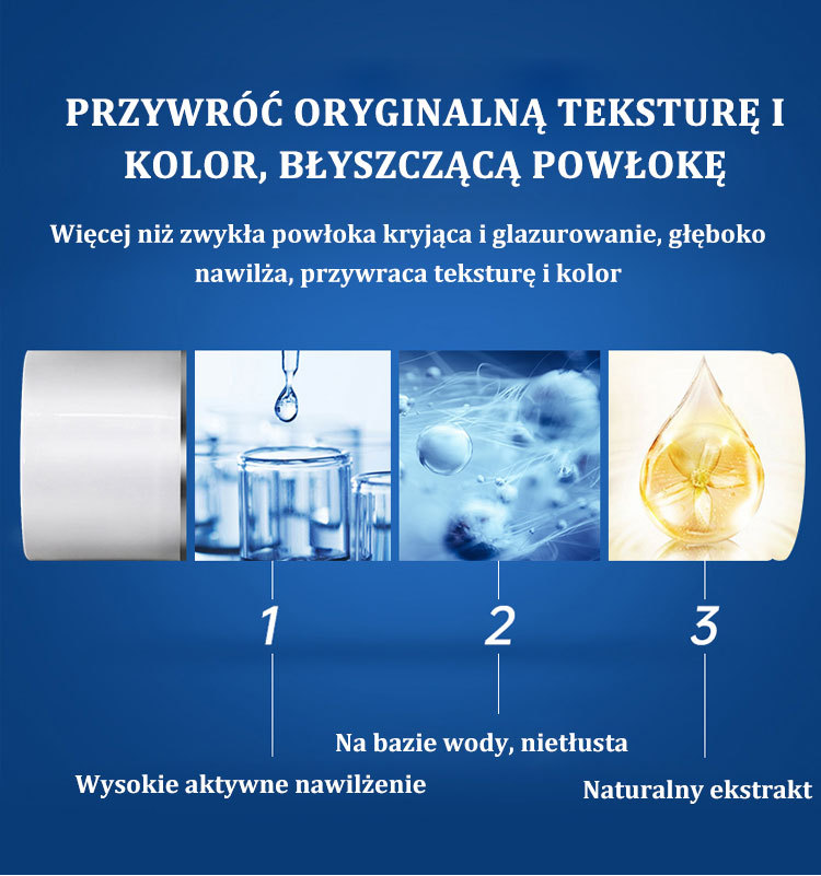 Powłoka do renowacji tworzyw sztucznych samochodu
