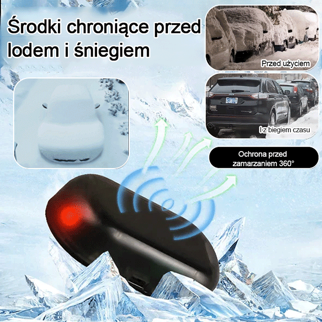 Przyrząd do usuwania śniegu i zamarzania, wykorzystujący elektromagnetyczne zakłócenia molekularne❄️☃️