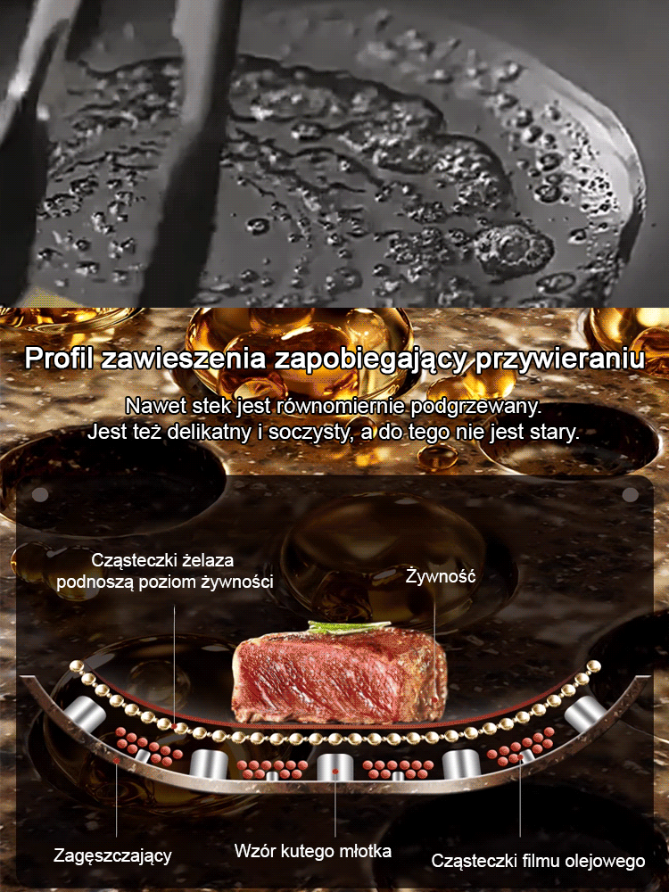 🍳 Wyrzuć teflonowe patelnie! Wypróbuj tę ręcznie kutą japońską patelnię żeliwną bez powłoki - wystarczy przepłukać przed pierwszym użyciem!