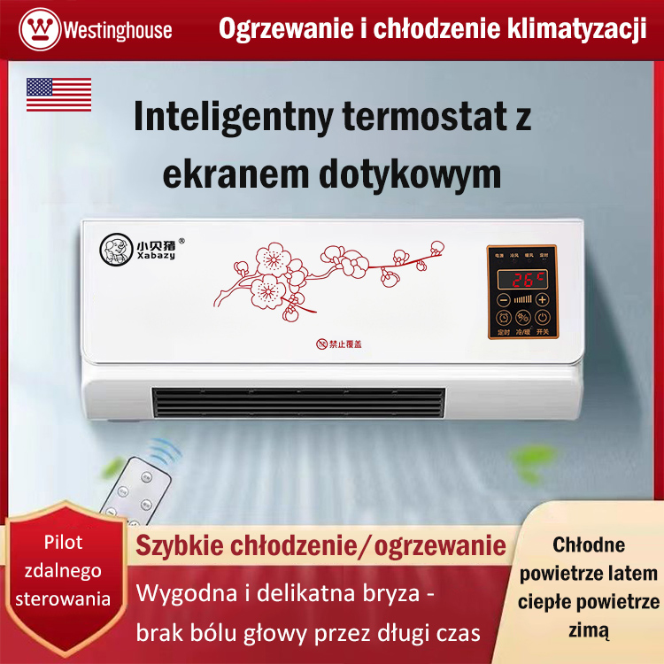 Ogrzewanie i chłodzenie klimatyzacji❄️ Ochłodź się latem, schłódź się szybko i pozwól chłodowi wypełnić każdy kąt.