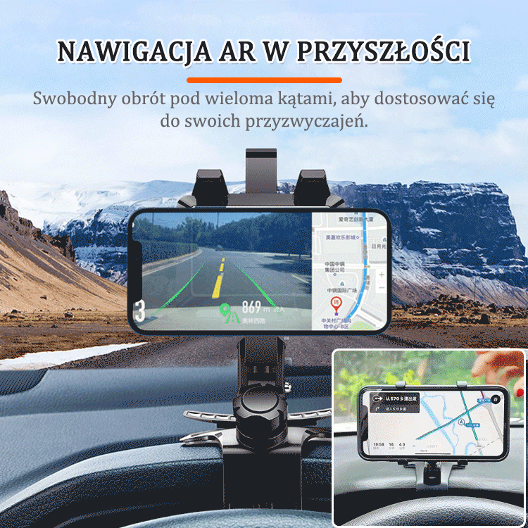 Wielofunkcyjny uchwyt na telefon komórkowy