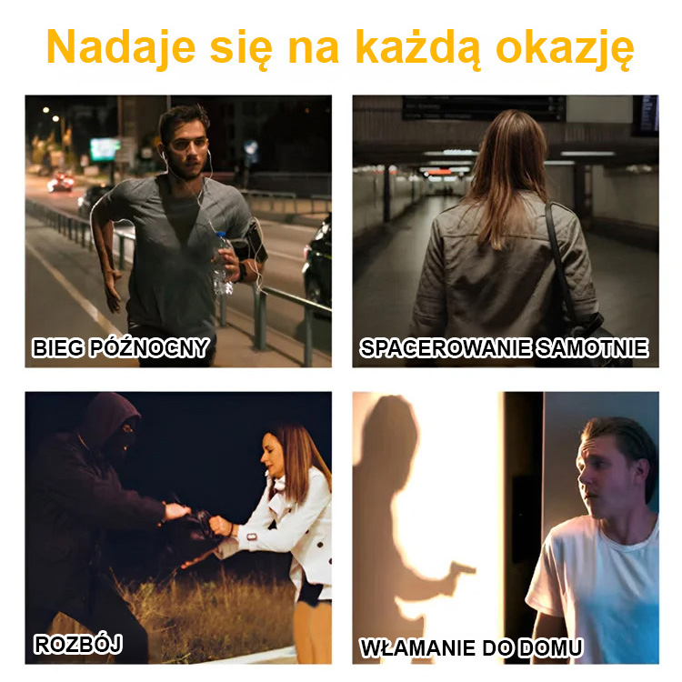 【14dniowy okres próbny za darmo】Elektryczny brelok z paralizatorem, Strażnik, którego nosisz ze sobą