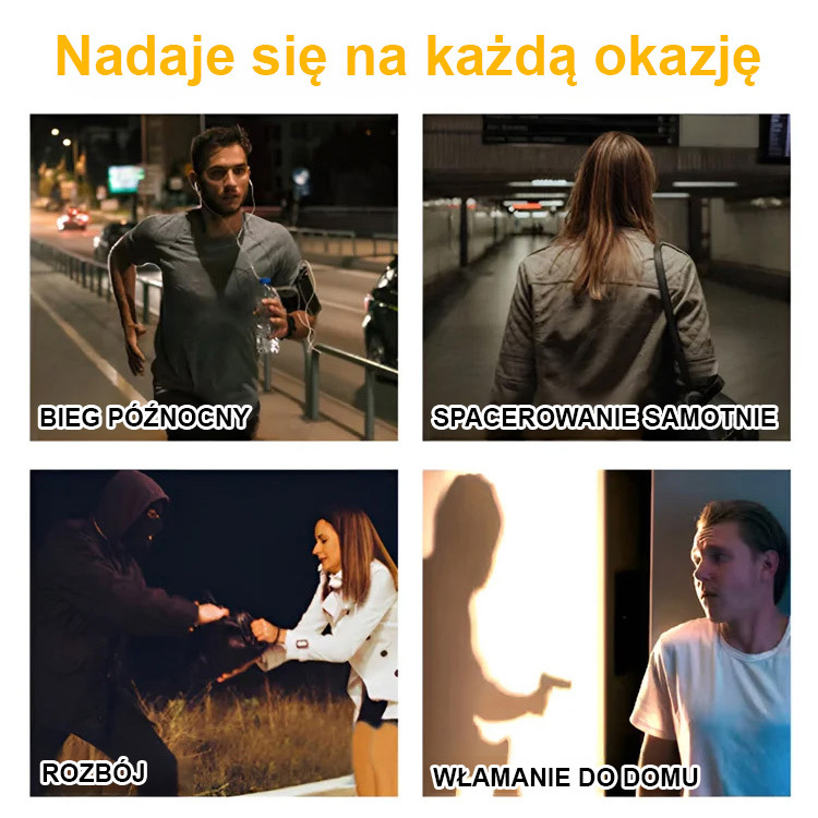 【14dniowy okres próbny za darmo】Elektryczny brelok z paralizatorem, Strażnik, którego nosisz ze sobą