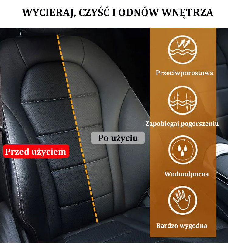 Powłoka do renowacji tworzyw sztucznych samochodu