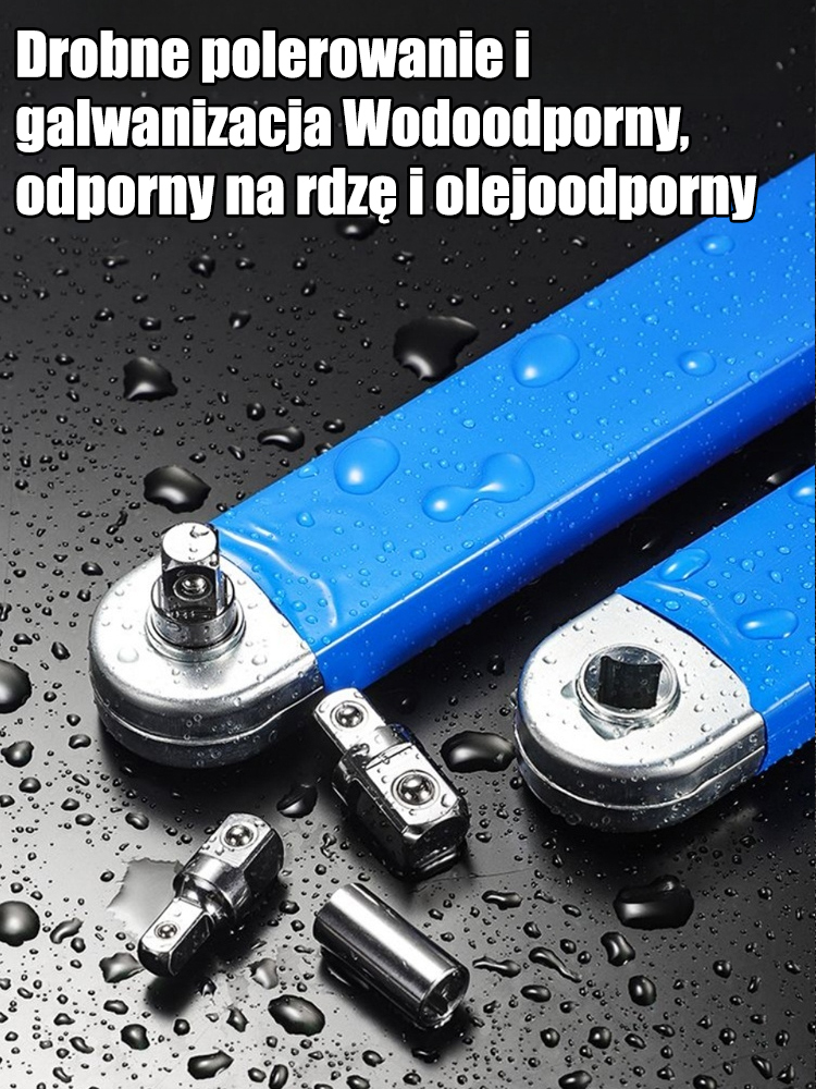 Wielofunkcyjny klucz przedłużający z grzechotką