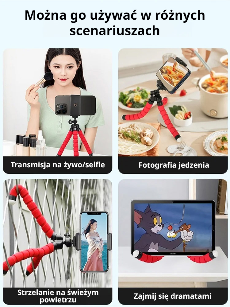 【Fotograficzny cud】Ośmiornica leniwa podstawka na telefon komórkowy