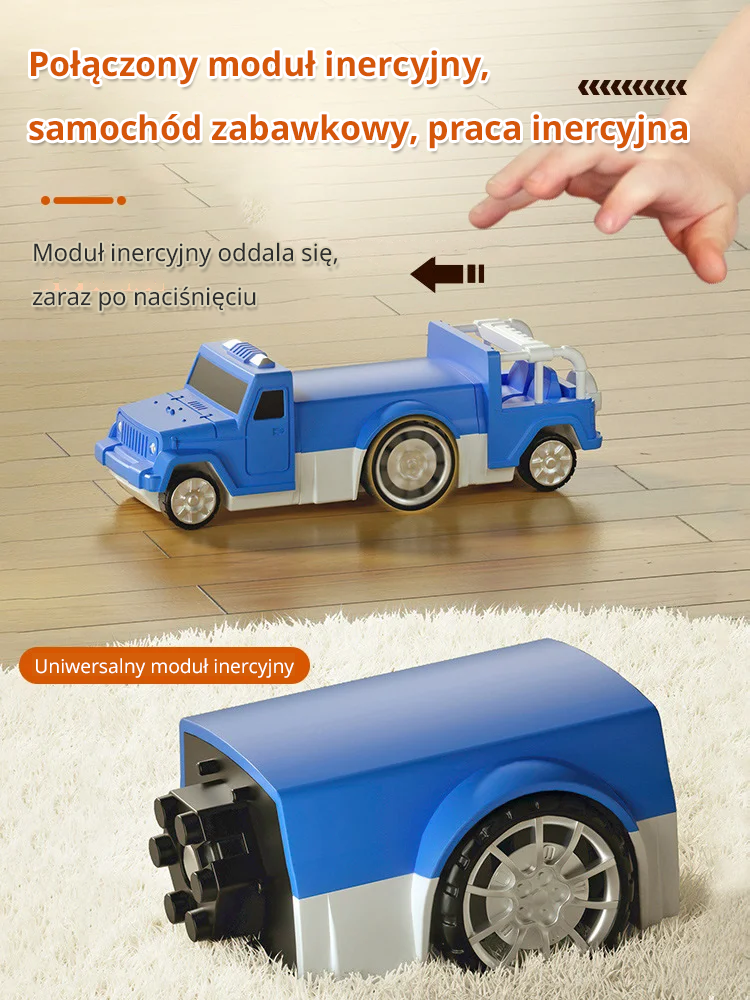 Różnorodne zabawki do montażu pojazdów wykorzystujących technologię magnetyczną