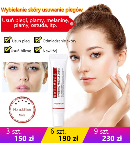 Krem wybielający piegi