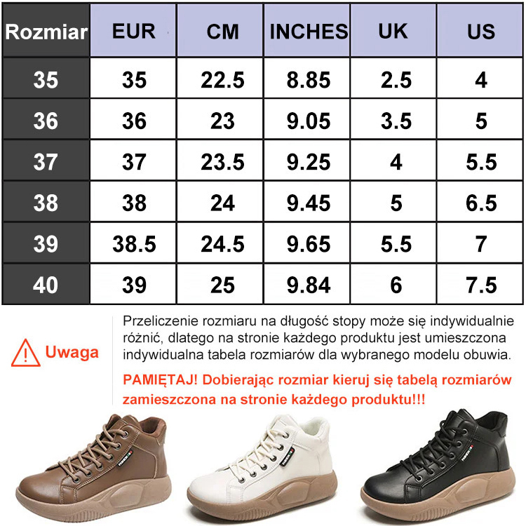 Krótkie botki z wysoką cholewką