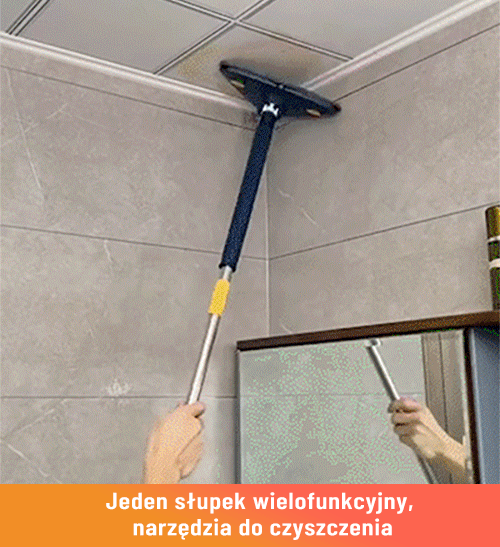 Samoczynnie wyciskany i suchy mop trójkątny na mokro