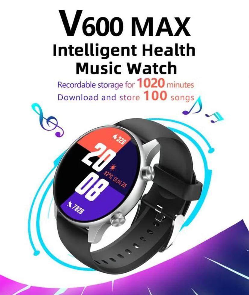 Smart watch V600 Max With ECG and Blood Oxygen Apps