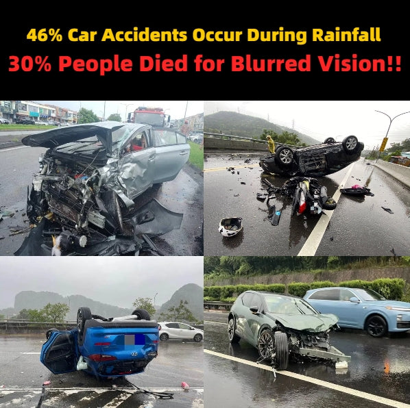 ⚠️Do not let the blurred vision on rainy days endanger your life ⚠️  Automotive Oil Film Cleaning Brush