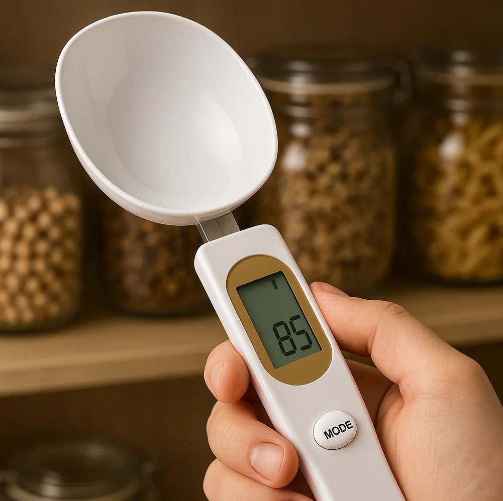 Digital Measuring Spoon Scale – Precision Kitchen Weighing Spoon for Baking & Cooking | LCD Display