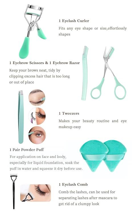 Makeup Brushes 22 Pcs Makeup Kit,Foundation Brush Eyeshadow Brush Make up Brushes Set (Green, 22 Piece Set Large)