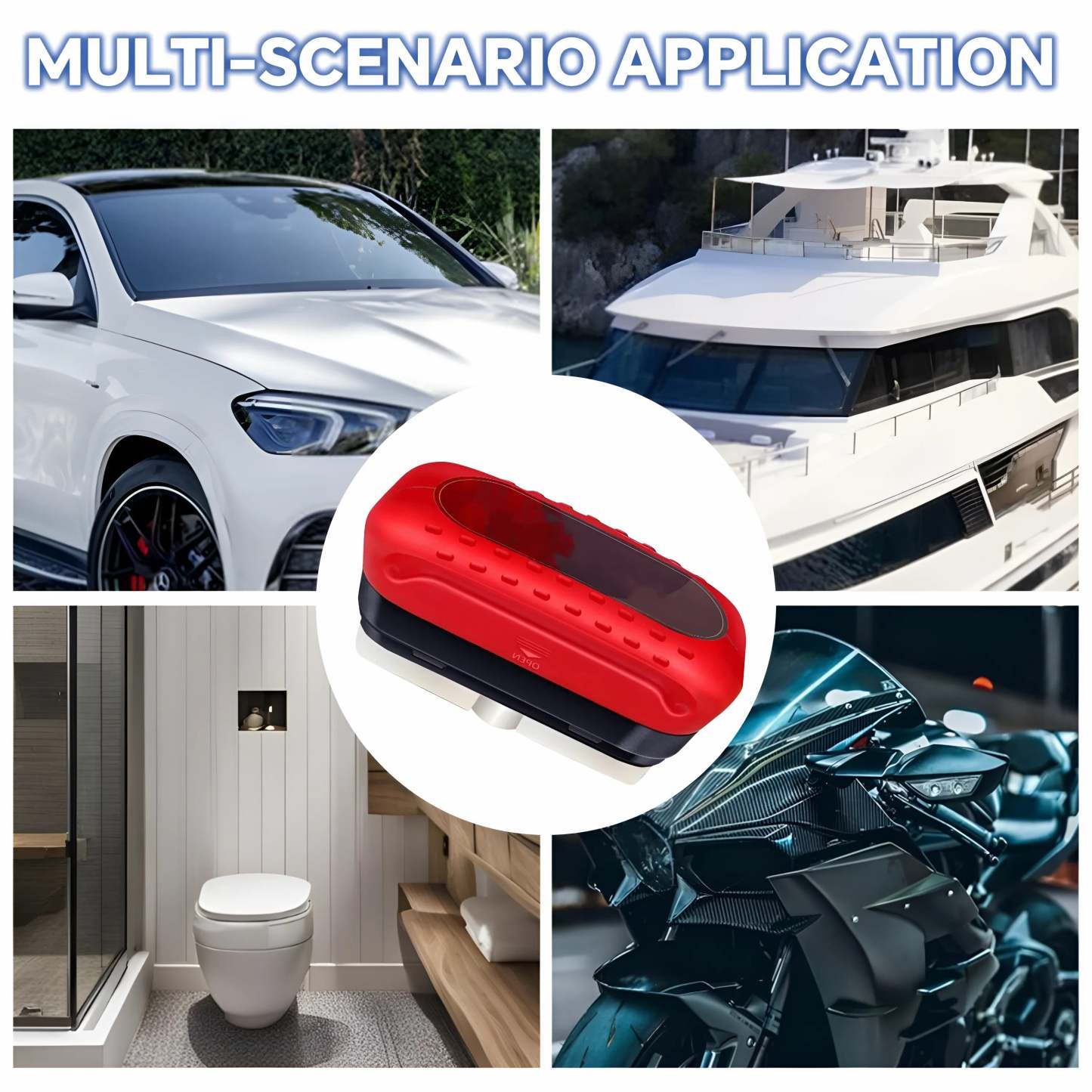 ⚠️Do not let the blurred vision on rainy days endanger your life ⚠️  Automotive Oil Film Cleaning Brush