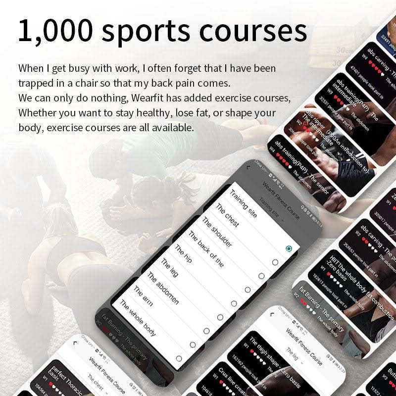 Wearfit HW18 Smart Watch 1.6 HD Full Screen Bluetooth Call Sport Fitness Smartwatch