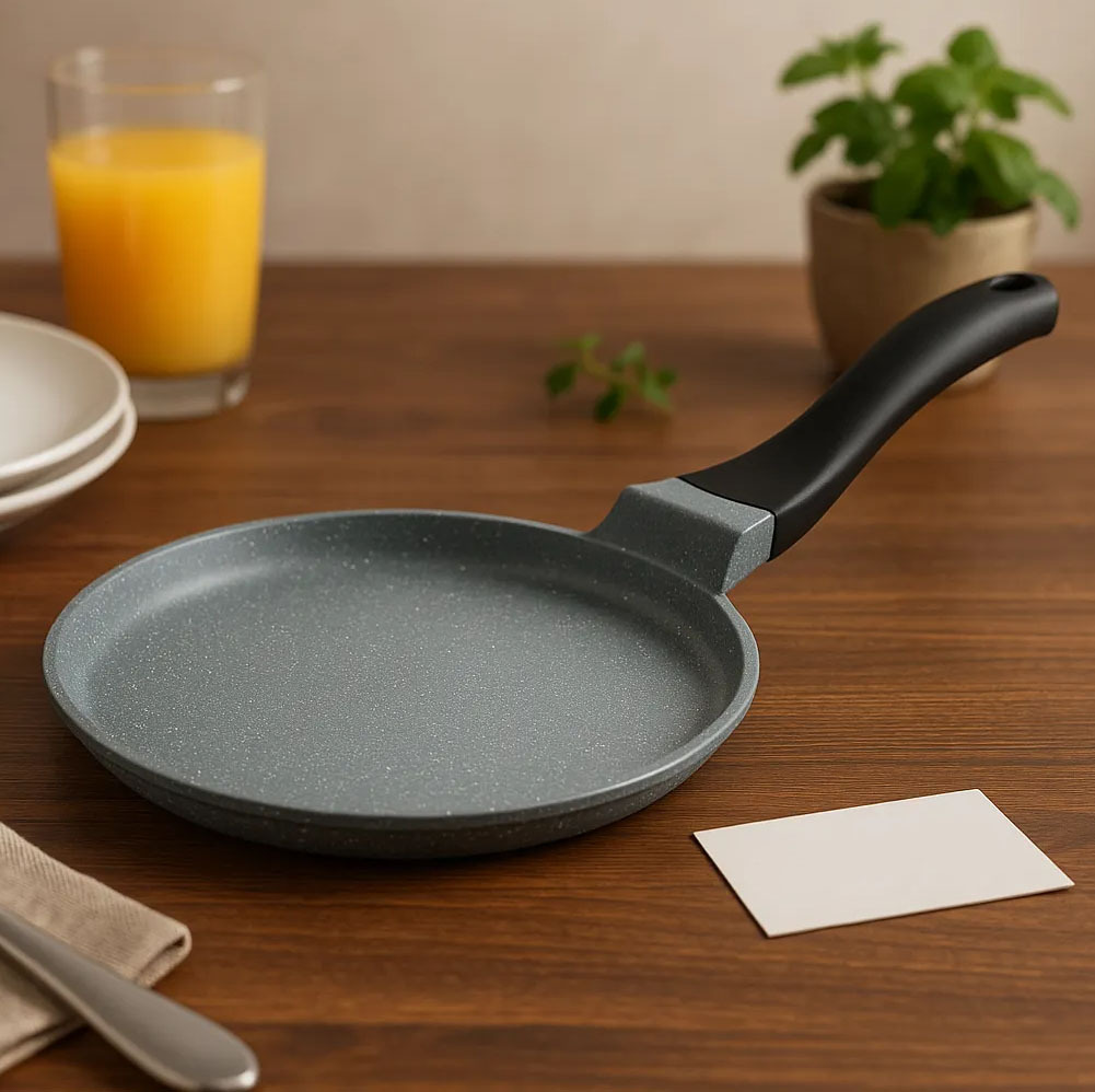 Prestige Premium Non-Stick Round Crepe & Fry Pan – Granite Finish