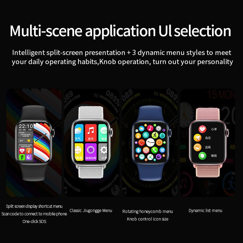 Wearfit HW18 Smart Watch 1.6 HD Full Screen Bluetooth Call Sport Fitness Smartwatch