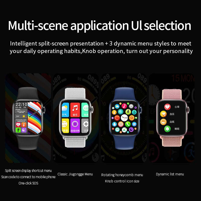 Wearfit HW18 Smart Watch 1.6 HD Full Screen Bluetooth Call Sport Fitness Smartwatch