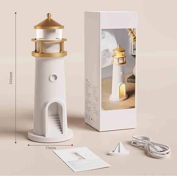 Premium Lighthouse Night Lamp  Decorative Bedroom Table Lamp, Cozy Home Décor