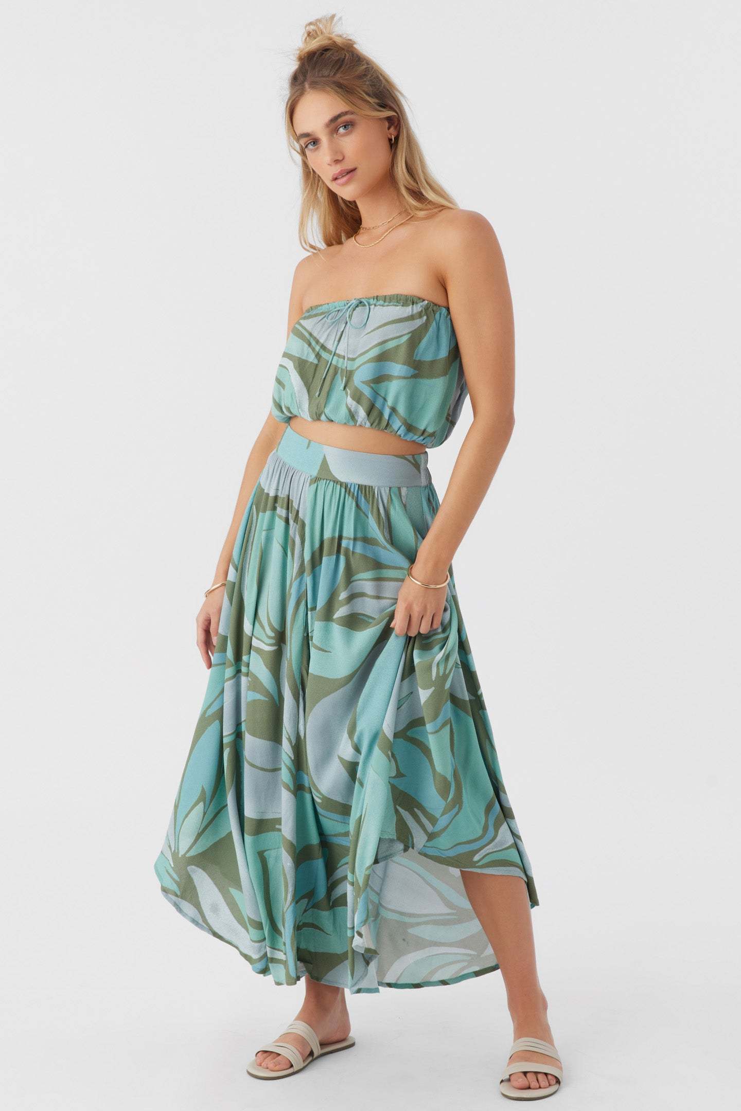 LORETTA PRINT MAXI SKIRT