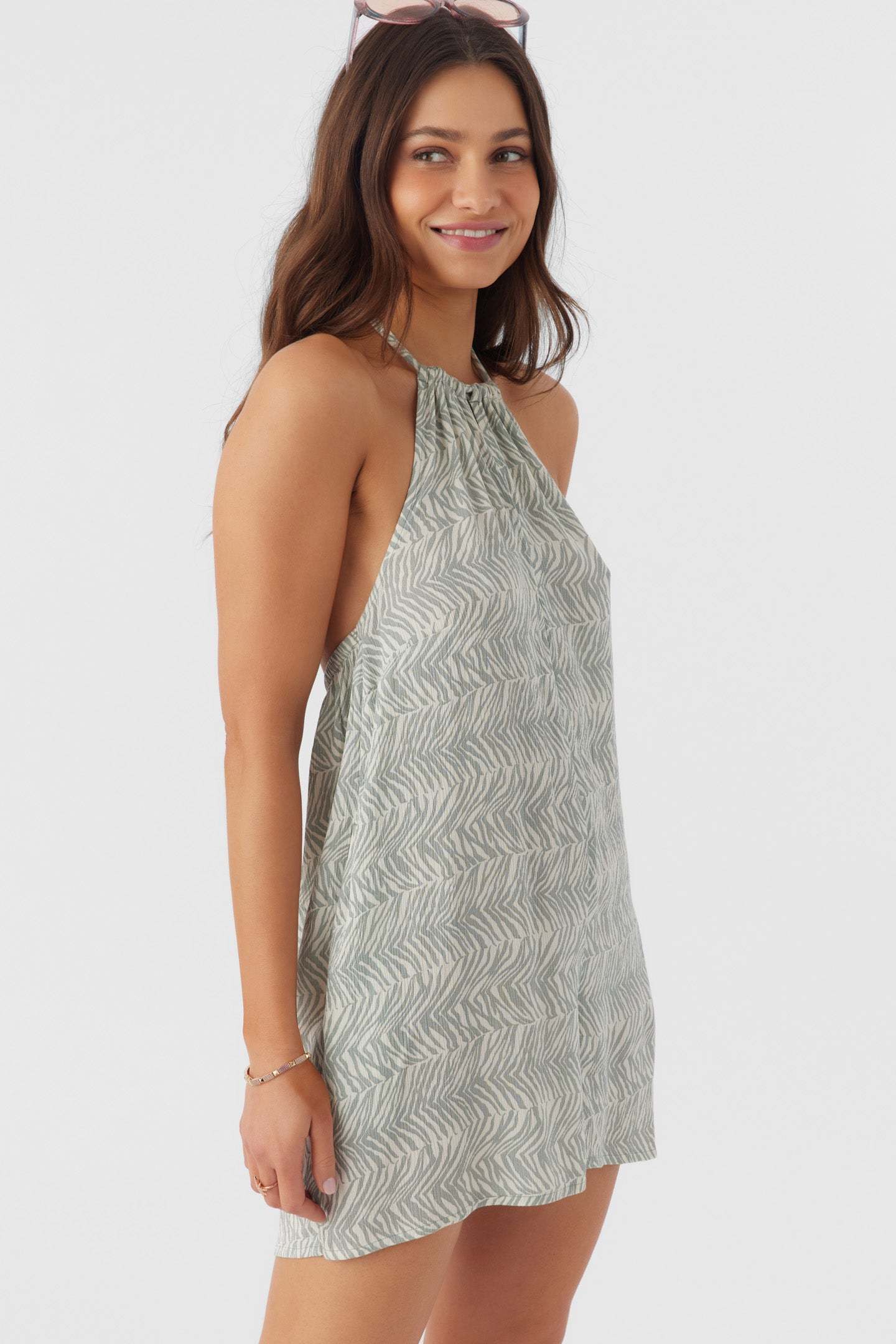 ZEBRA TEXTURE ROMPER