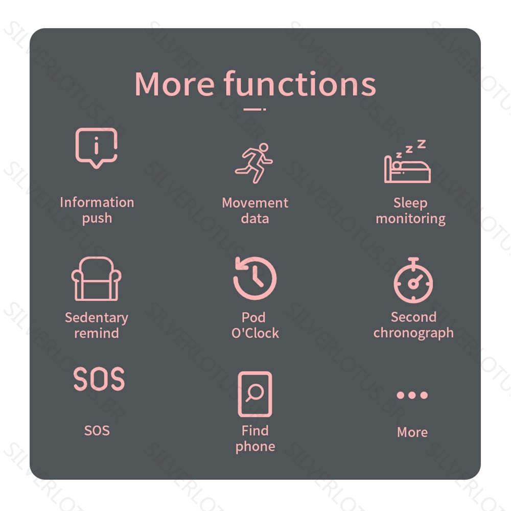 Smart Wristband BT Call S6 Heart Rate Blood Pressure Measurement