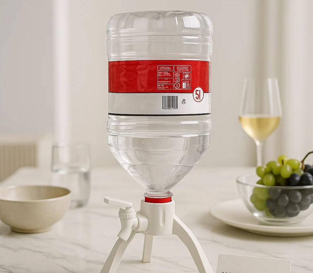 Luxury Portable Water Dispenser Stand – Easy Manual Drinking Water Pump for 5L Bottles