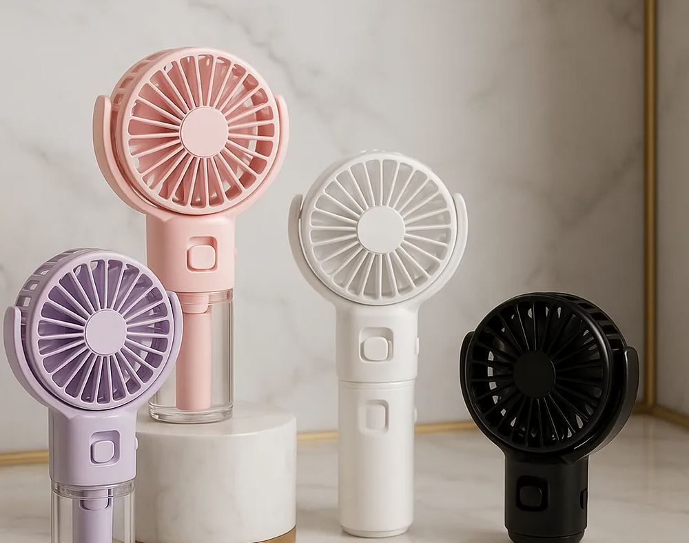 Portable Spray Fan – Mini Cooling Mist Fan