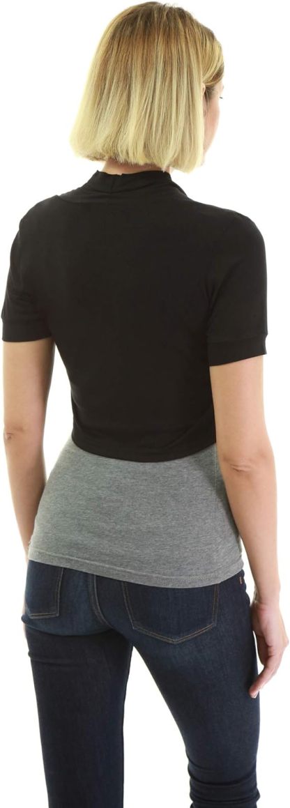 Women Short Sleeve Bolero Shrug Open Front Pleated Sides Cropped Cardigan