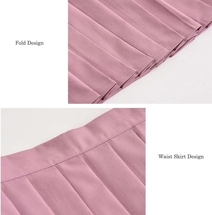 Summer Womens Japanese School Girl JK Skirt Costume,Cosplay Costumes,Mini Plaid Skirt with Bow Tie,Cute Halloween Uniform,Sexy Sailor Shirts Uniform