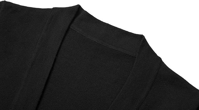 Women's Long Sleeve Open Front Knit Cardigan Sweater