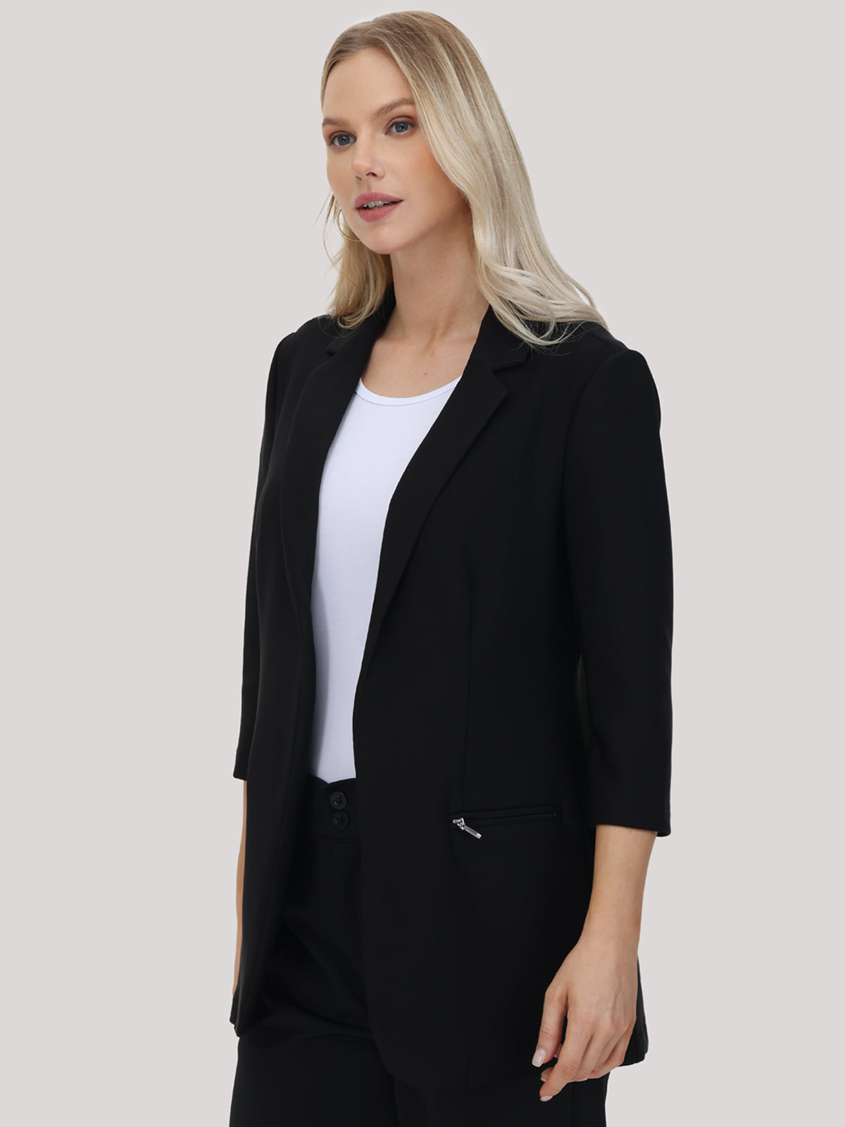 Open Front Blazer