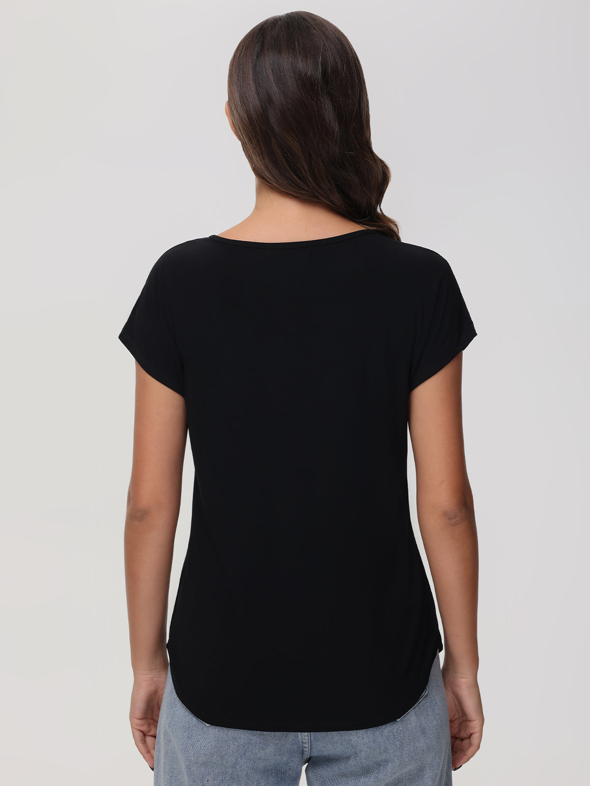 Lace Up Jeweled Dolman Top