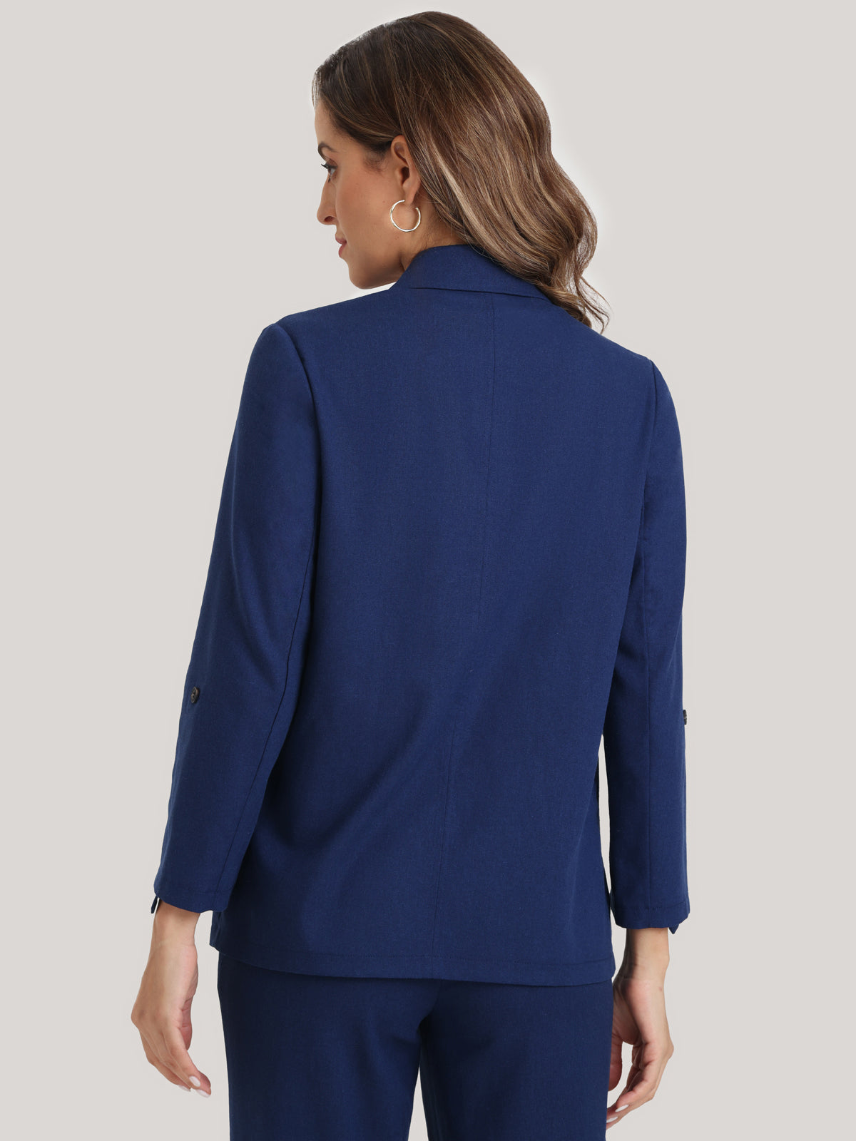 Rolled Sleeve Blazer