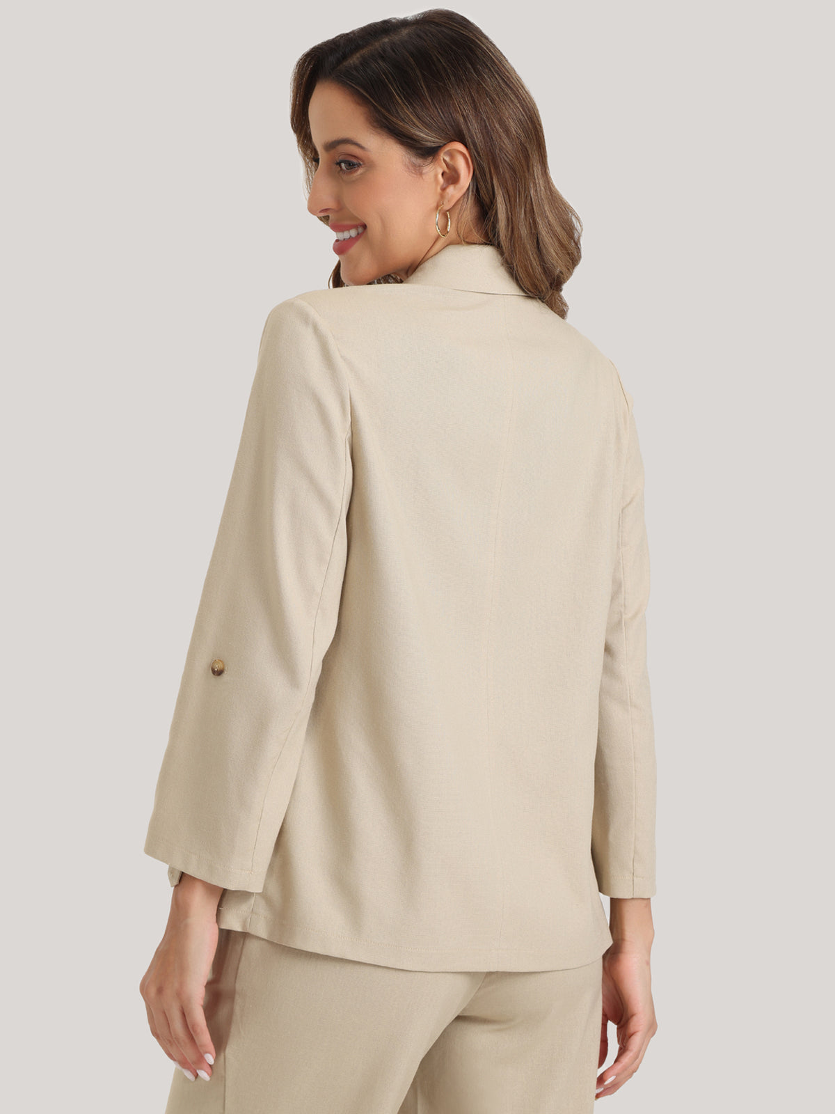 Rolled Sleeve Blazer