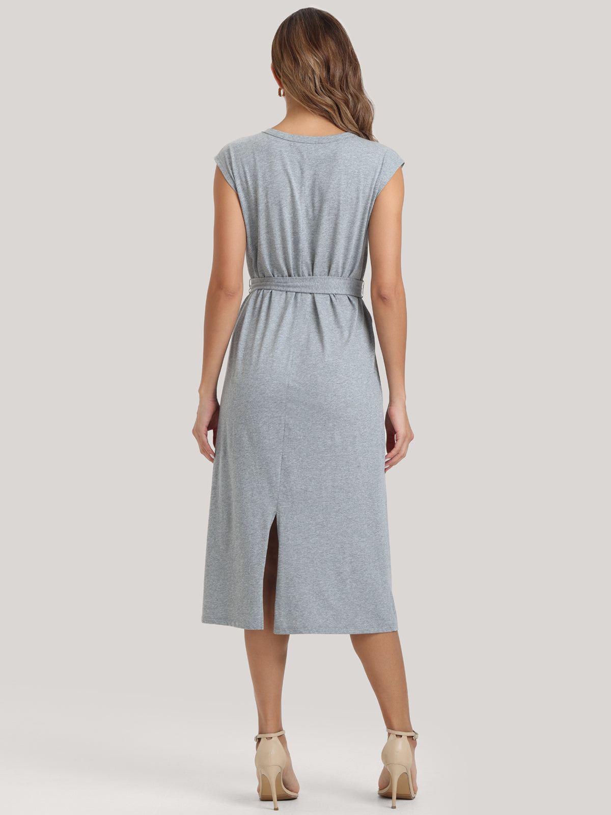 Tie Waist Midi Dress