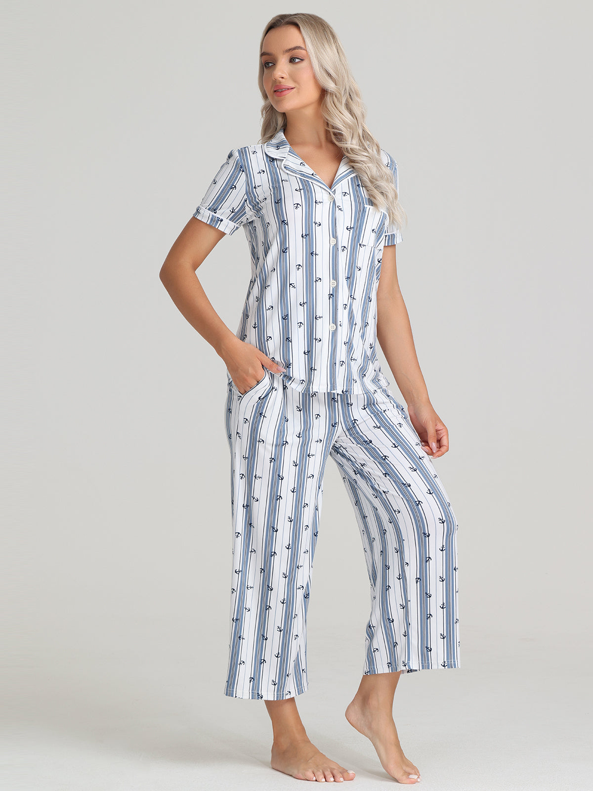 Stripe Pajamas Set