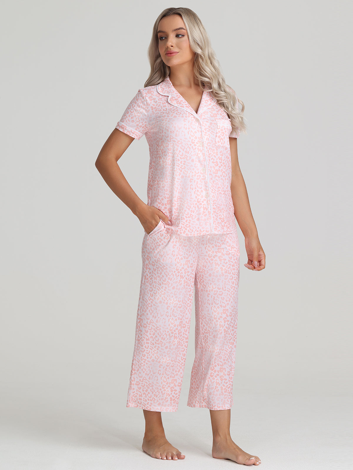 Leopard Pajamas Set