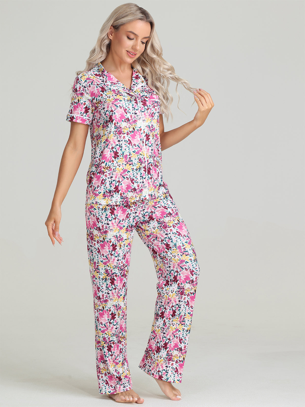 Floral Pajamas Set